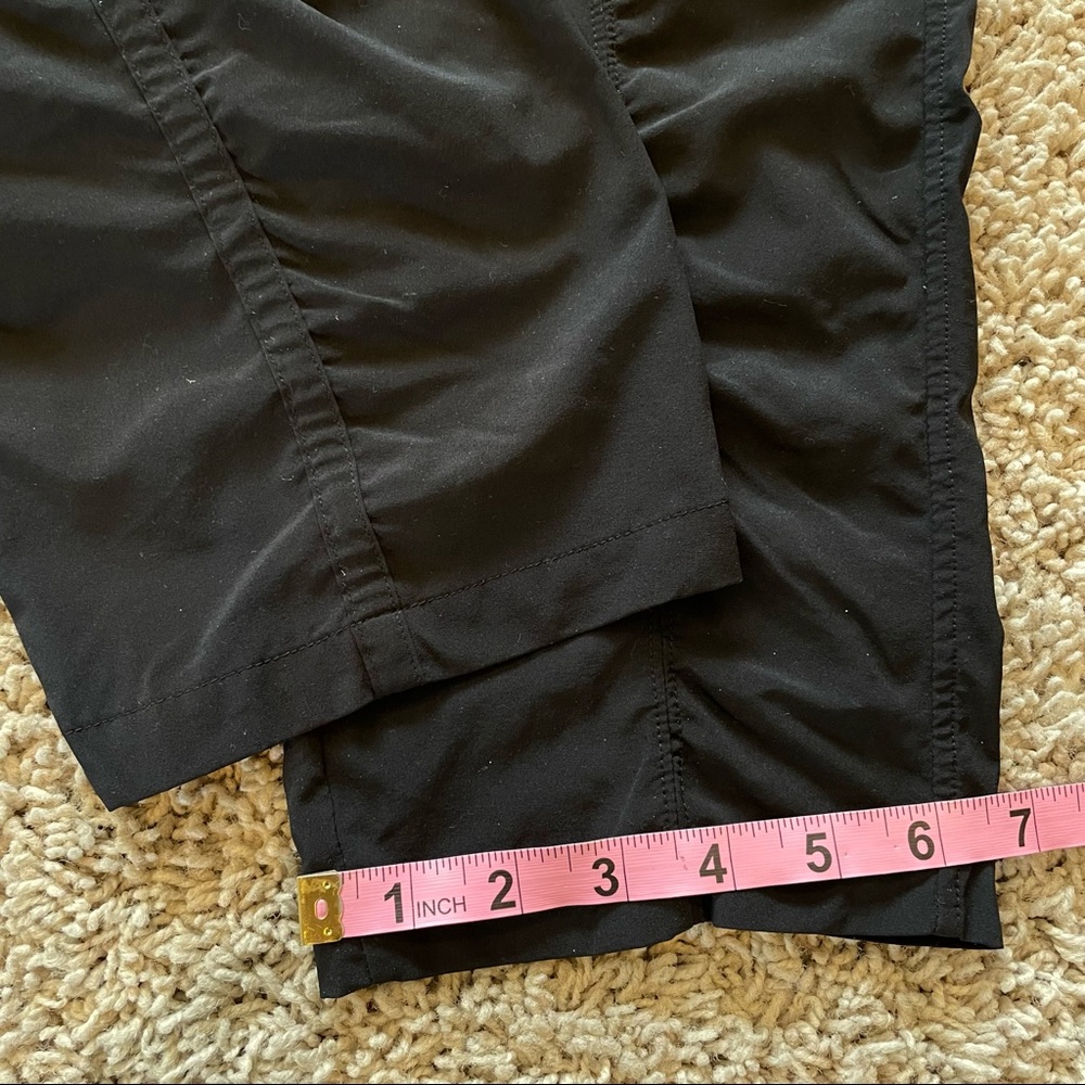 Zella Black Lounge Pants Ruched Size Medium - Picture 10 of 11